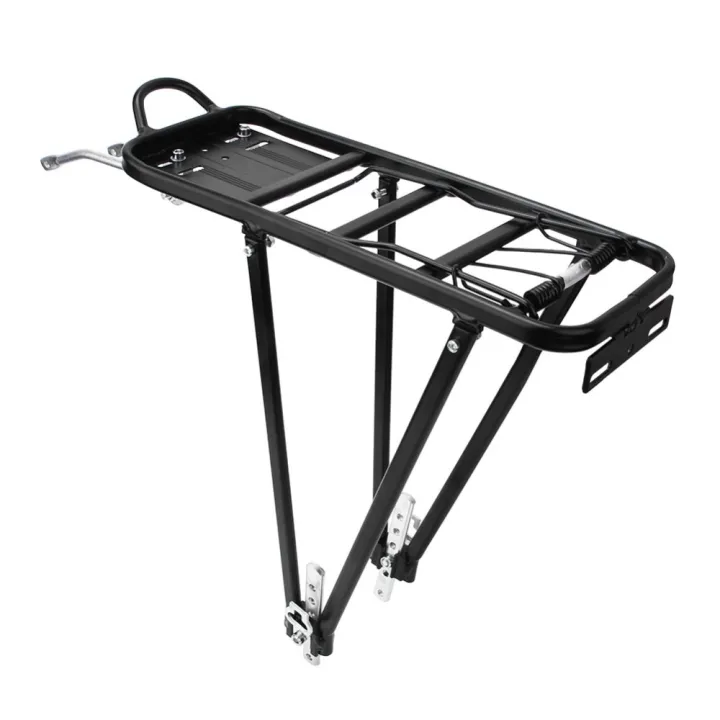 Durable Aluminium Alloy Rear Bike Rack Adjustable Sturdy Bike Luggage ...