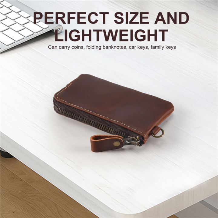 Genuine%20Leather%20Men%20Key%20Wallet,Zipper%20Housekeeper%20Pouch%20Holder,Keychain%20Crazy%20Horse%20Coin%20Purse%20-%20Image%206