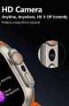 HK Ultra one Smart Watch 4G Sim Card Support with Side Camera, 2.2'Amoled Hd Display, 100 + Sports Mode, WiFi GPS, Video Calling, Smartwatch for Men and Women. 