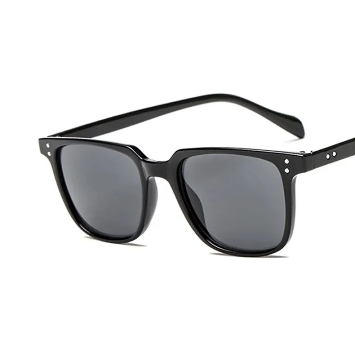 Korean%20Trendy%20classice%20Unique%20Design%20Black%20rimless%20Square%20Sunglasses%20For%20Men%20-%20Image%203