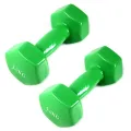 Dumbbells Plastic Coated 3KG +3KG. 