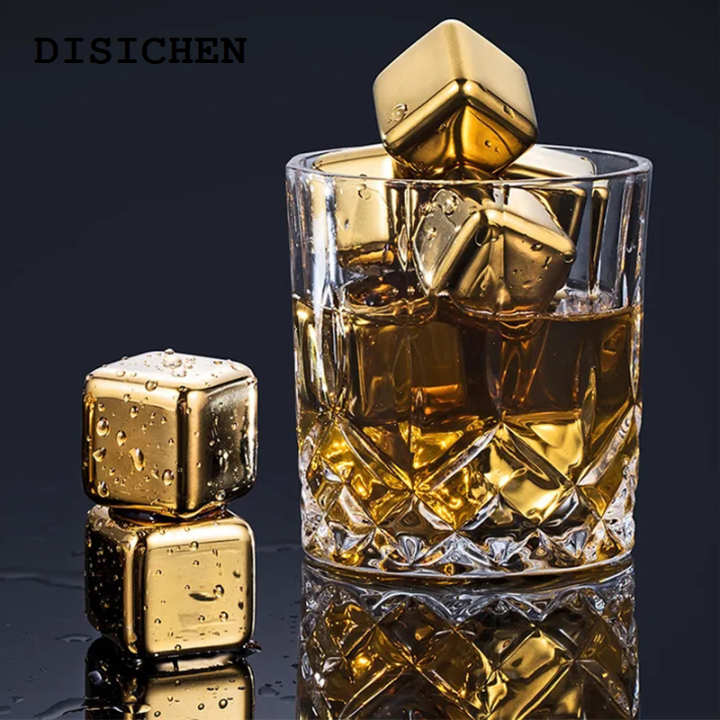 DISICHEN%20Portable%20Reusable%20Stainless%20Steel%20Ice%20Cubes%20Quick-frozen%20Gold%20Metal%20Ice%20Pellets%20Cooling%20Stones%20Cooler%20for%20Drink%20Bar%20Tool%20-%20Image%203