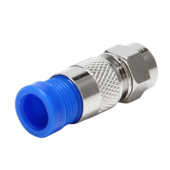 fasdaga%20Rg6%20F%20Type%20Connector%20Coax%20Coaxial%20Compression%20Fitting%2040%20Pack%20(Blue)%20-%20Image%205