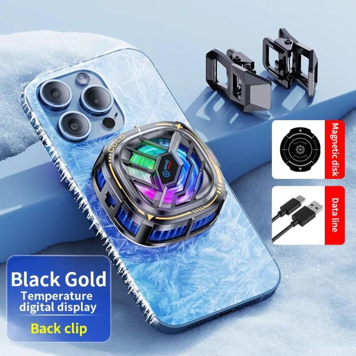 X76%20Magnetic%20Phone%20Cooler%20Portable%20Semiconductor%20Radiator%202-in-1%20Back%20Clip%20Cooling%20Fan%20for%20Gaming%20Live,%20IOS%20Android%20Universal%20-%20Image%208
