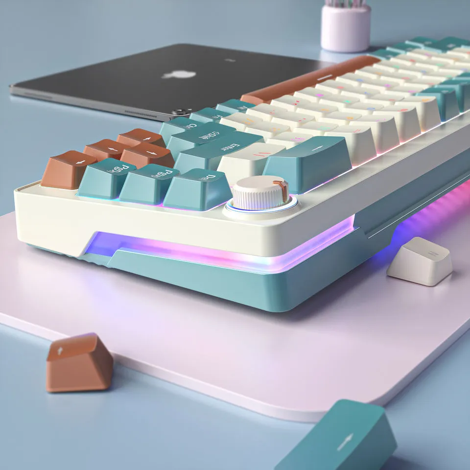 Zifriend ZA68pro RGB Hot Swappable Mechanical Keyboard 68 Keys