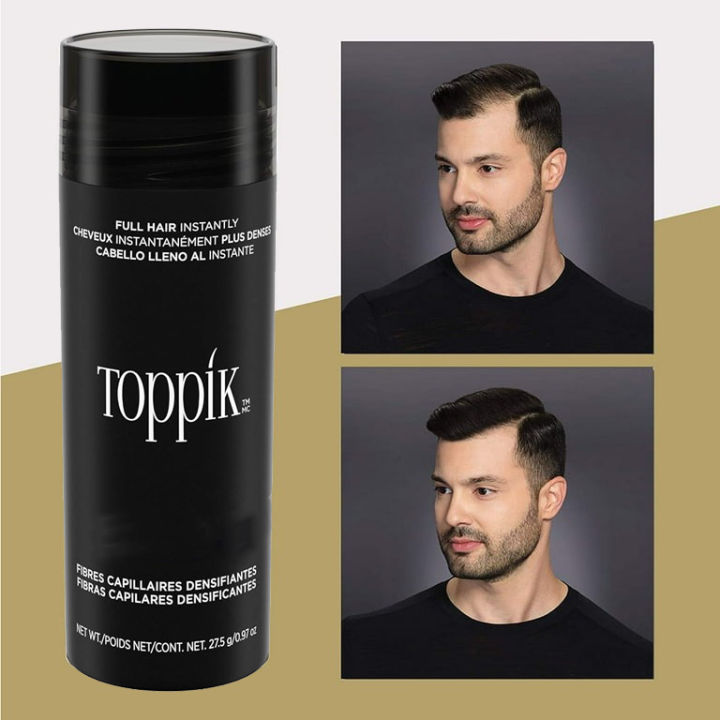 Toppik Hair Building Fibers, Black, 27.5g | Fill In Fine or Thinning ...