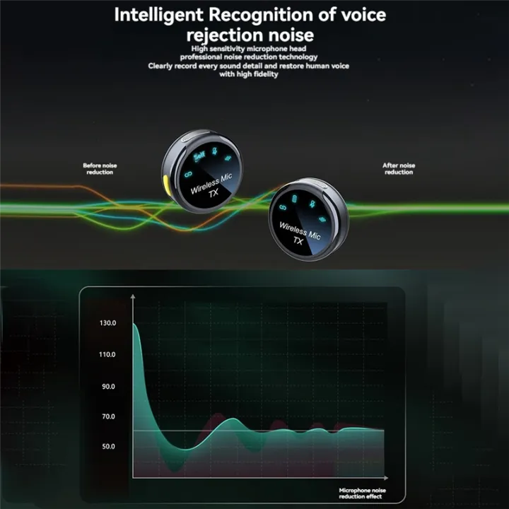 JAERBEE%20Magnetic%20Wireless%20Lavalier%20Microphone%20Audio%20Video%20Recording%20Microphone%20Noise%20Reduction%20with%20Charging%20Case%20for%20Ios%20-%20Image%202