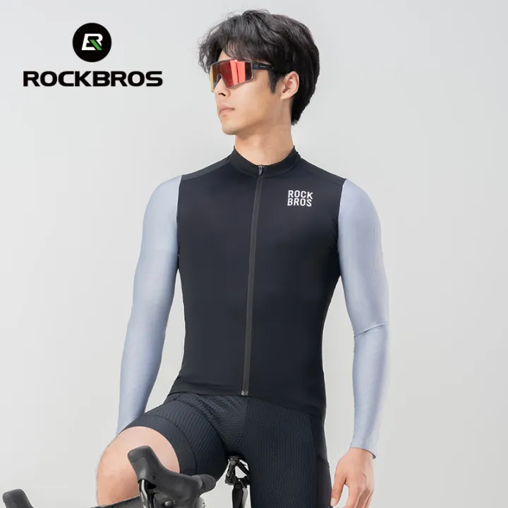 HOT%20ROCKBROS%20Cycling%20Jersey%20Breathable%20Long%20Sleeved%20Quick%20Drying%20With%20Rear%20Pocket%20Bicycle%20Clothing%20Non-slip%20Sweatshirt%20Cycling%20Suit%20-%20Image%203