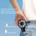 Portable Handheld Fan Mini Personal Fan 3 Speeds Powerful Little Battery Han BANGCHEN. 