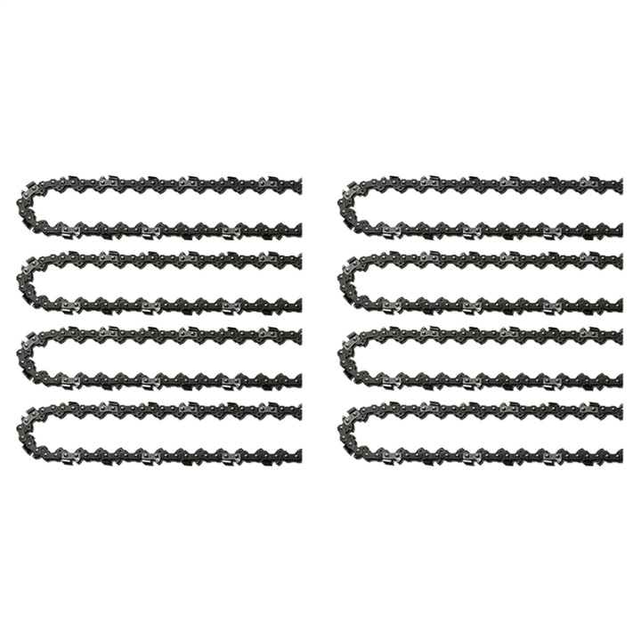 8Pcs 18Inch Chainsaw Chain 62 Drive Links 0.05In Gauge, 3/8In Pitch, 18In Replacement Chain Low- Chainsaw Chain
