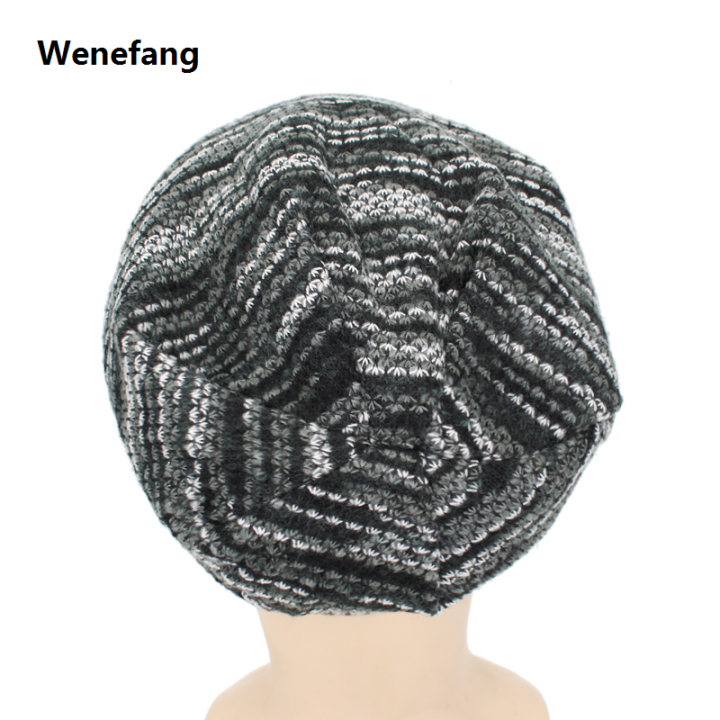 Wenefang%20AETRUE%20Knitted%20Hat%20Women%20Skullies%20Beanies%20Winter%20Hats%20For%20Men%20Bonnet%20Striped%20Caps%20Warm%20Baggy%20Soft%20Female%20Wool%20Male%20Beanie%20Hat%20-%20Image%204