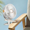 Gifts Creative Small Desk Fan Portable 4 in Personal Table Fan Sturdy Clamp High Wind Table Cooling Clip Fan Travel. 