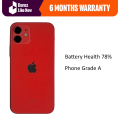 ( Renewed ) Apple iPhone 12 - 128 GB Red - NTA / MDMS Approved. 