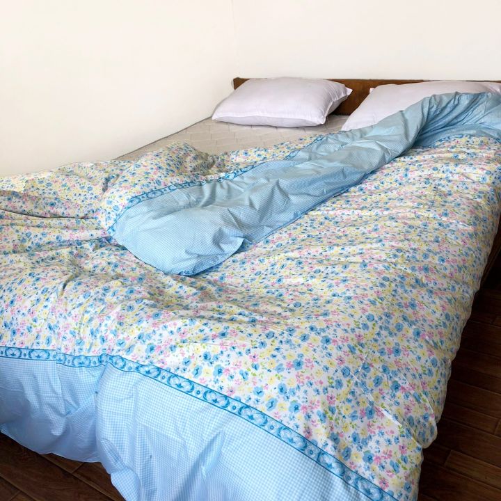 Ultra Soft Premium King Size Cotton Blanket Cover / Quilt Cover / Sirak Cover – 80x90 inches