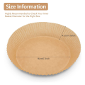 EITGZWAS 600Pcs Air Fryer Parchment Paper Liners Non-Stick Disposable Air Fryer Liners Basket Unperforated Round Parchment Paper. 