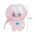 Certiou Stuffed Idol Doll 10cm Anime Girl Doll Diy Hairstyles Cute Big Eyes Plush Toy for Pretend Play Buyers' Favorite Naked Cotton Doll. 