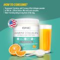 GNC Marine Collagen Hydrolyzed Peptides 100g (Orange Flavor) With Reduce Fine Lines & Wrinkles For Youthful Skin. 