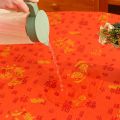 Portable Thickened Chinese New Year Table Cloth PEVA Oil-proof Tablecloth Waterproof Table Cover Home Decoration. 