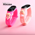 Aixuan Watch relo kids LED digital screen boy bracelet hand millet 3 kids Fifty percent Affordable discount girls gift Elsa cartoon digital touch watch student kids girls j. 