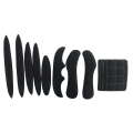 JAERBEE 2X Cycling Helmet Pads Sealed Sponge Bicycle Helmet of Inner Pads Protection SK-202,Black. 