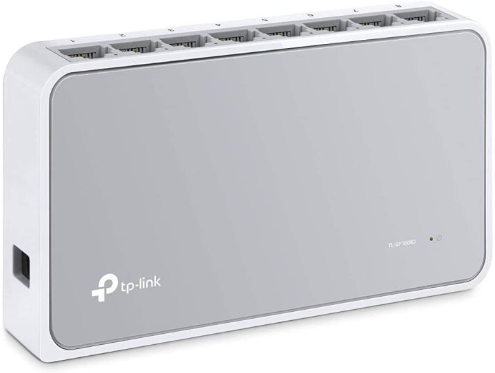 TP-Link%208%20Port%2010/100Mbps%20Fast%20Ethernet%20Switch%20%20Desktop%20Ethernet%20Splitter%20%20Ethernet%20Hub%20%20Plug%20and%20Play%20%20Unmanaged%20(TL-SF1008D),%20White%20-%20Image%208