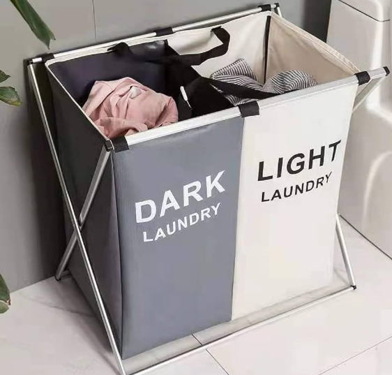 Foldable Laundry Basket - Double