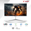 Vartex 24" Frameless Gaming Monitor – 100Hz Refresh Rate , Full HD, IPS Panel with Built-in Speakers  | Eye Care | FreeSync. 