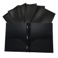 Penasfe A4 Size File Folder Waterproof A4 File Folder with Pockets Prong Fasteners Tear-resistant Organizer for Documents Pp for Flexible. 