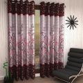 Semi Transparent Door Curtain (Pack of 2) | Naypa Fashion. 