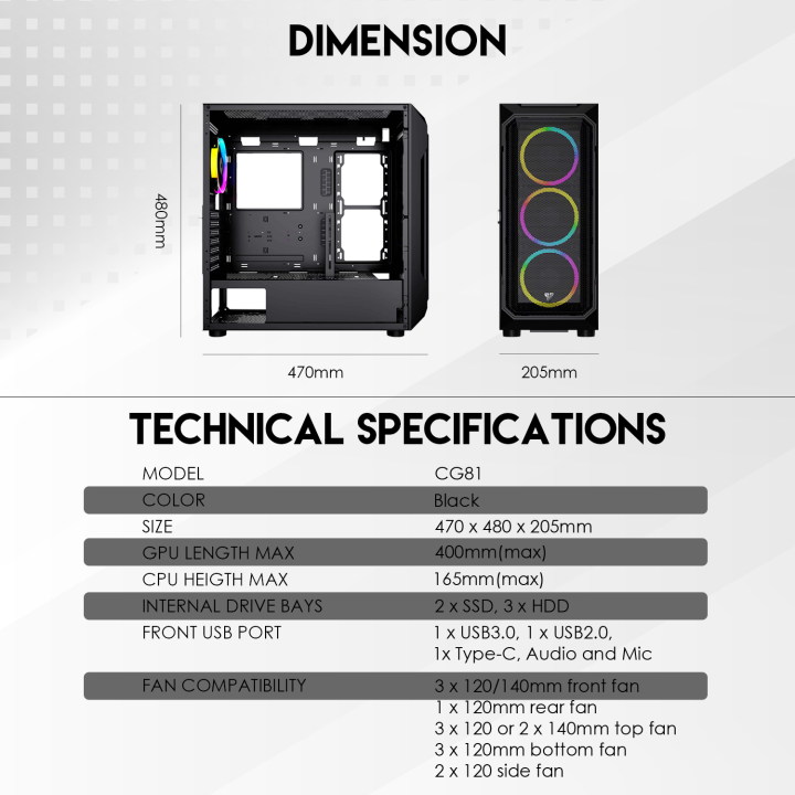 Fantech%20AERO%20XL%20CG81%20Full%20Tower%20Case%20With%204%20Free%20RGB%20Fan%20-%20Image%206