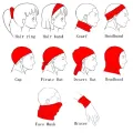 ZEBF-Outdoor Magic Bandana Solid Neon Color Cycling Hiking Scarves Headband Polyester Fashion Neck Cover Fishing Windproof Face Mask. 
