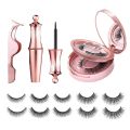 5 Pair Magnetic Eyelashes Eyeliner Kit Reusable 3D Magnetic False Lashes Extension No Glue Needed. 