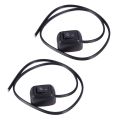 NAMUNY 2X Car DIY Switch Water Drop Shape Button Switch OFF/ON DC 12V For Fog Lights, DRL, LED Light Bar, etc. 