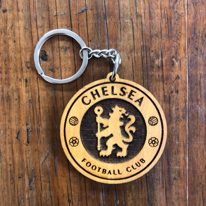 Chelsea Football Club All Natural Nepali/Nepalese Wood/Wooden