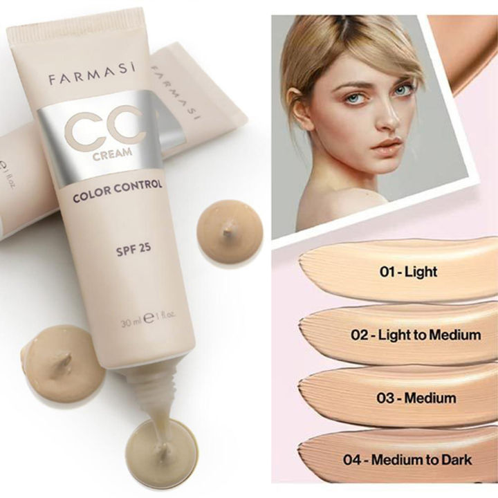 Farmasi CC Cream 02 Light to Medium SPF 25- 30ML