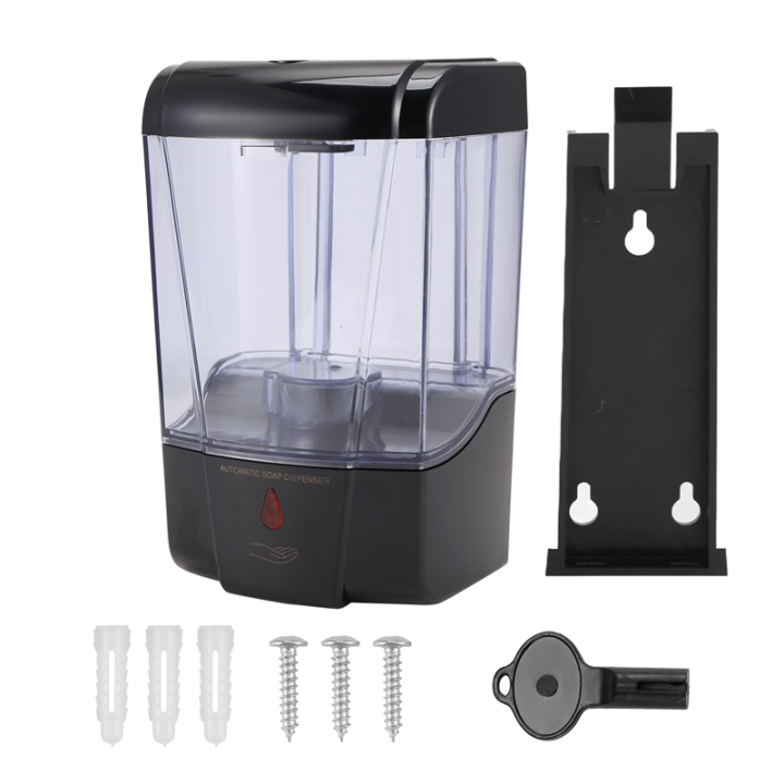 Automatic Soap Dispenser, Touchless Infrared Motion Sensor, 700Ml Wall Mount Hand Free for Bathroom Kitchen Hotel