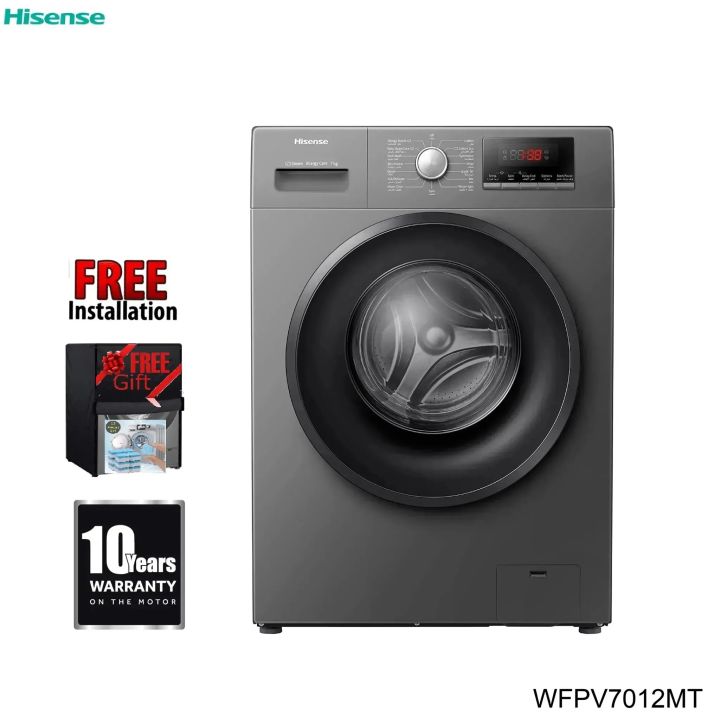 Hisense WFPV7012MT 7 Kg Fully Automatic Front Load Washing Machine