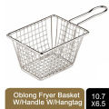 French Fries Serving Basket Stainless Steel Mini Fryer With Handle. 