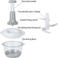 900 ML Vegetable Chopper Hand Press Multicolor. 