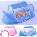 BABY 4-in-1 Mosquito Net Bed with Pillow - Big Folding Anti-Insects Tent for Babies, High_Quality. 