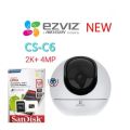 Ezviz C6 2K+ 4MP Indoor Dual Band   Wi-Fi,Two Way Audio,Ptz Ip Cctv Camera With Sd Card Supported(Sandisk 128Gb Sd Card Included). 
