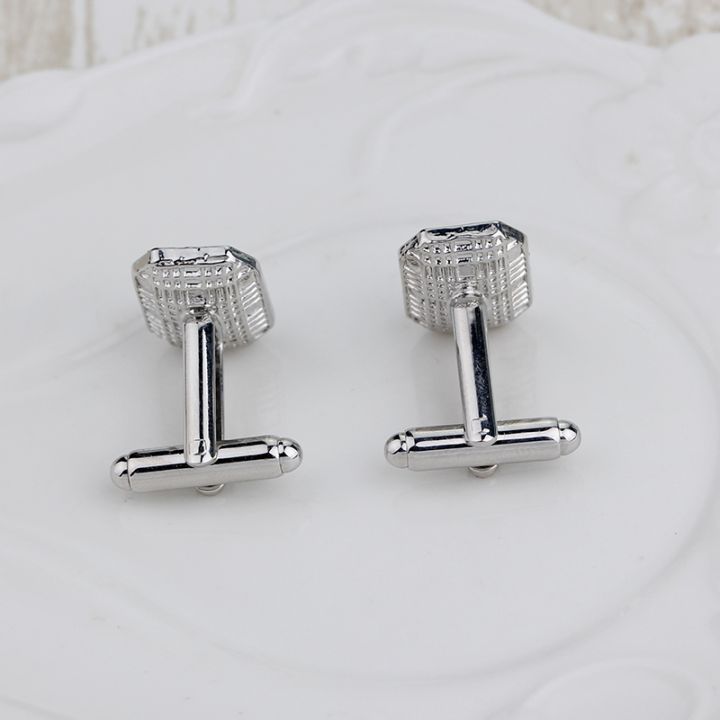 Kqueebee%201%20Pair%20Fashion%20Men's%20Cufflinks%20Fashion%20Round%20Eyes%20Shirt%20Cufflinks%20Cuff%20Links%20Mens%20(Silver+Blue)%20&%201%20Pair%20Fashion%20Diamond%20Colorful%20Glass%20Cufflinks%20Cuff%20Links%20Women%20Mens%20(Blue)%20-%20Image%205