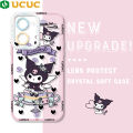 UCUC for Realme C33 Back Cover Cute Kuromi Transparent TPU Ultra Thin Soft Phone Cases. 