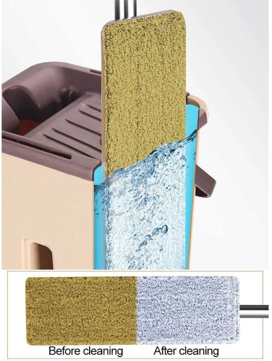 Floor%20Mop%20with%20Bucket,%20%20Flat%20Squeeze%20Mop%20Bucket%20System%20Cleaning%20Supplies%20360%C2%B0%20Flexible%20Mop%20Head/2%20Reusable%20Pads%20Home%20Hardwood%20Floor%20Cleaner%20Mops%20-%20Image%203