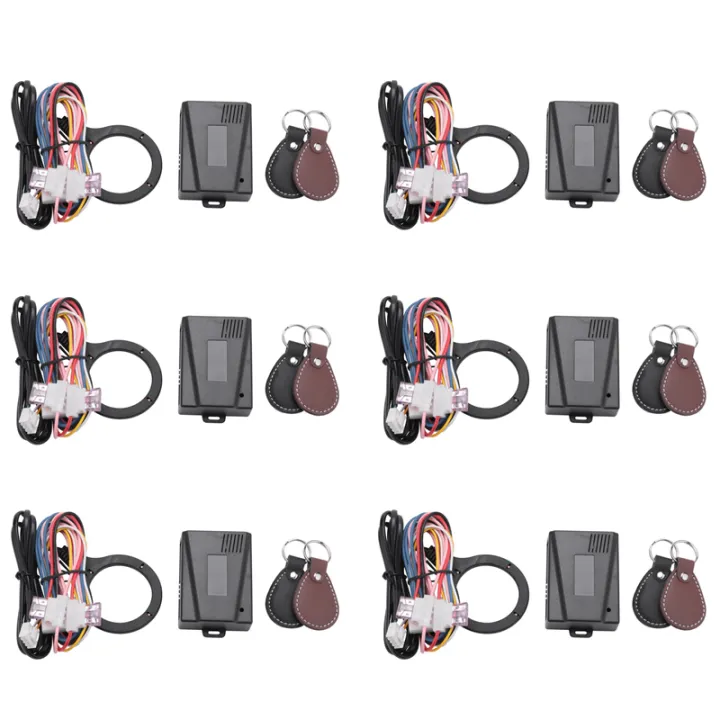 Smart Start Stop Module 6X Smart Car Engine Push Start Stop Button Rfid Lock Ignition Keyless ...