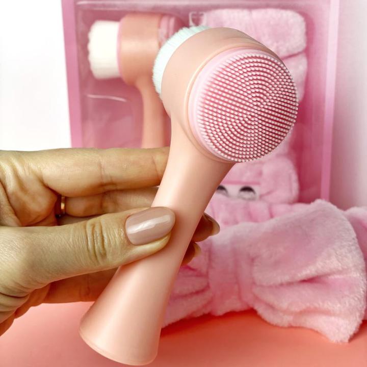 Double%20Sided%20Face%20Massage%20Facial%20Cleansing%20Brush%20and%20Facial%20Band%20-%20Image%203