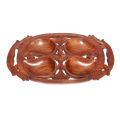 Wooden Floral Carved Tray. 