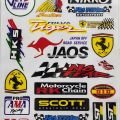A4 Size (7 x 10.5 Inch) Good Quality, Imported Decal Stickers For Motorbike, Scooter, Car, laptop. 