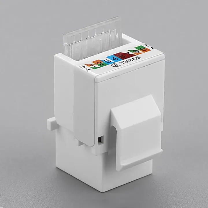 UTP%20Network%20Connector%20Cat5e%20Cat6%20RJ45%20Ethernet%20Module%20Tool-Less%20White%20Module%20Coupler%20Jack%20Connector%20-%20Image%204