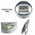 KADIO  Wall + Table Digital Clock Round Shape. 